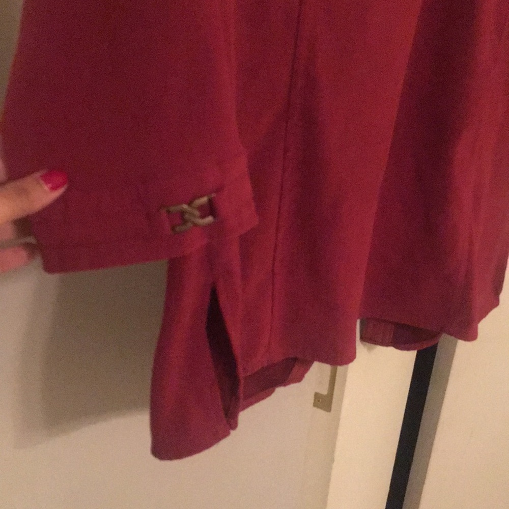 JM Collection Suede Blouse - Picture 3 of 6